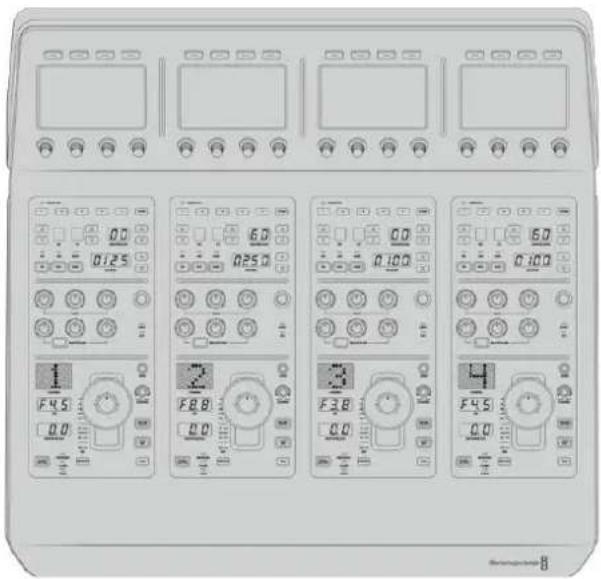 Blackmagic Design ATEM mini Pro ISO - Camera Control Panelのレイアウト - 1