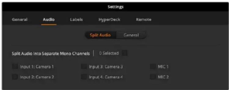 Blackmagic Design ATEM mini Pro ISO - オーディオ入出力の設定 - 1