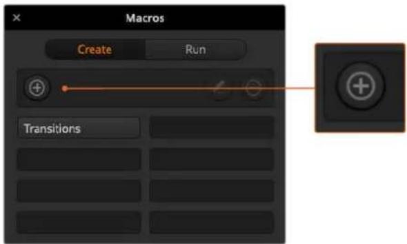 Blackmagic Design ATEM mini Pro ISO - ATEM Software Controlを使用してマクロを記録 - 1