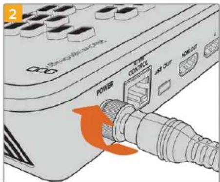 Blackmagic Design ATEM mini Pro ISO - Anschließen an das Stromnetz - 2