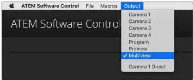 Blackmagic Design ATEM mini Pro ISO - Setting the HDMI Output Source - 1