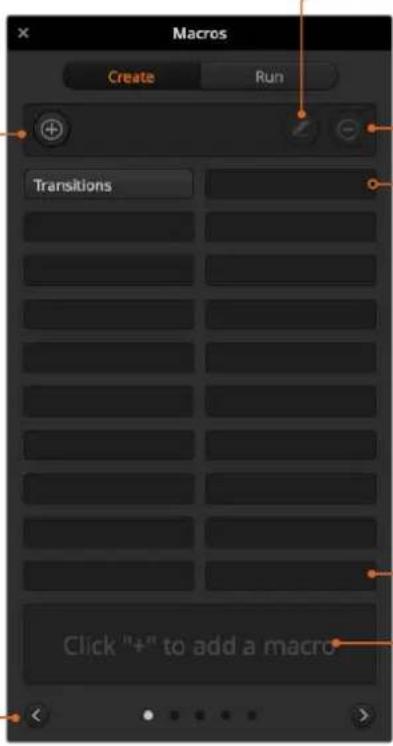 Blackmagic Design ATEM mini Pro ISO - Arrow buttons and page Icons: - 1