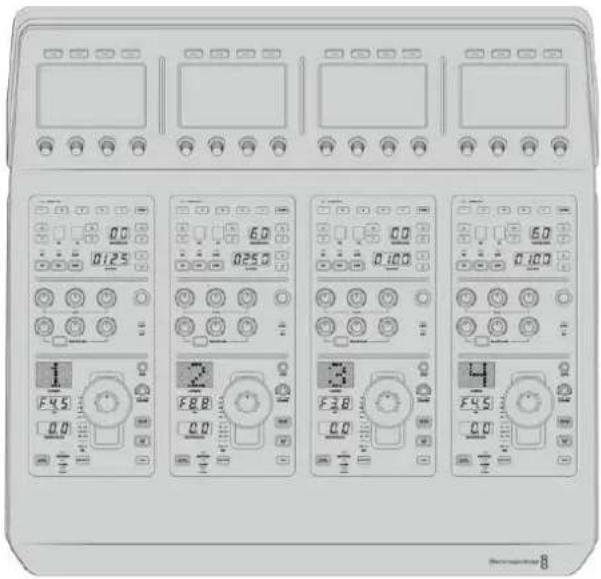 Blackmagic Design ATEM mini Pro ISO - 摄影机控制面板布局 - 1