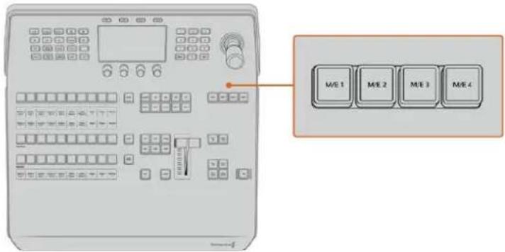 Blackmagic Design ATEM mini Pro ISO - M/E選択ボタン - 1