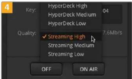 Blackmagic Design ATEM mini Pro ISO - YouTube Studioの設定をコンフィギュレーションする: - 10
