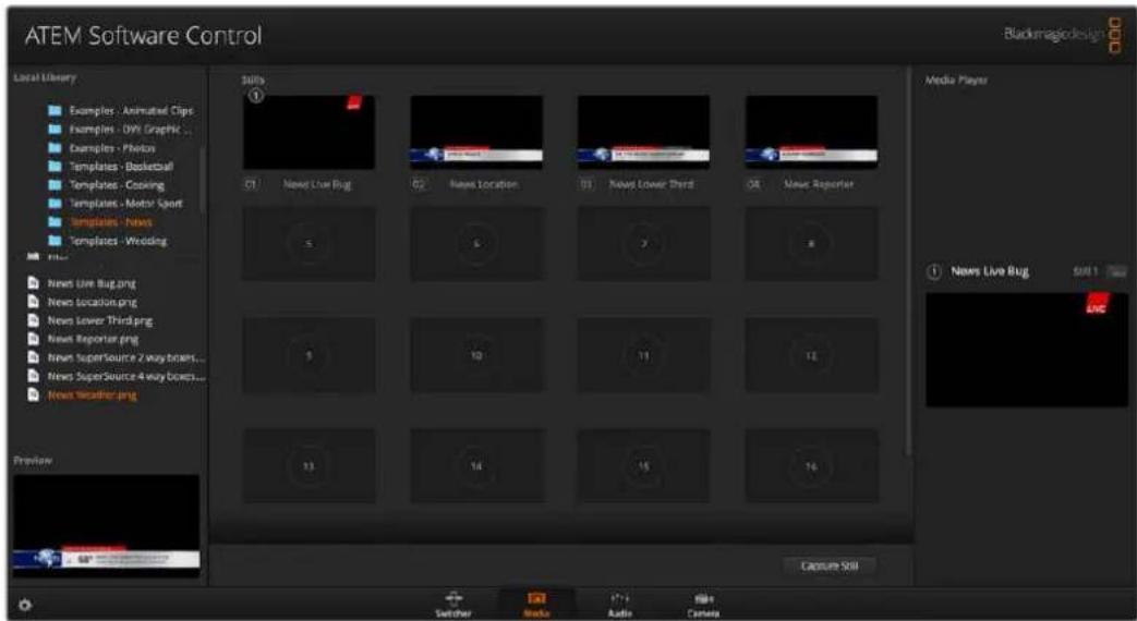 Blackmagic Design ATEM mini Pro ISO - ATEM Media Pool - 1