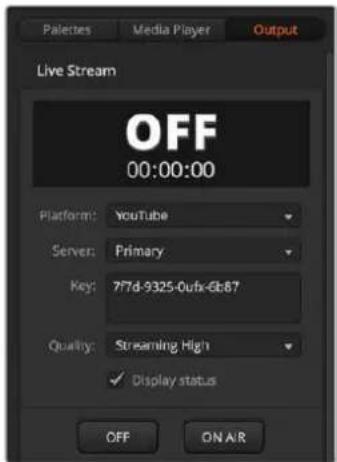 Blackmagic Design ATEM mini Pro ISO - Pestaña «Salida» - 1