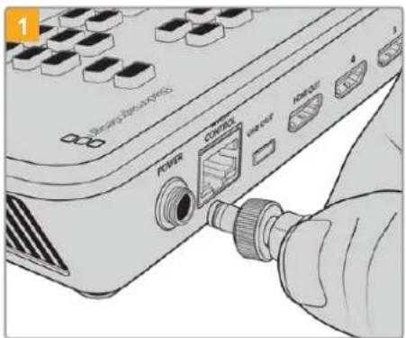 Blackmagic Design ATEM mini Pro ISO - 電源の接続 - 1