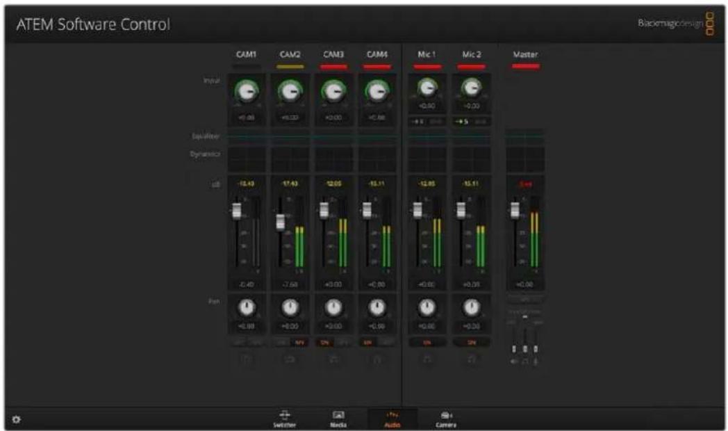 Blackmagic Design ATEM mini Pro ISO - Using the Audio Mixer - 1