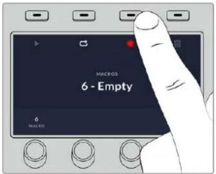 Blackmagic Design ATEM mini Pro ISO - ATEM 1 M/E Advanced Panelを使用してマクロを記録 - 1