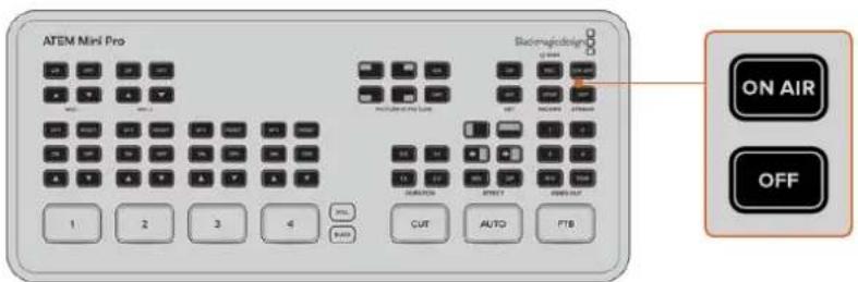 Blackmagic Design ATEM mini Pro ISO - 配信ボタン - 1