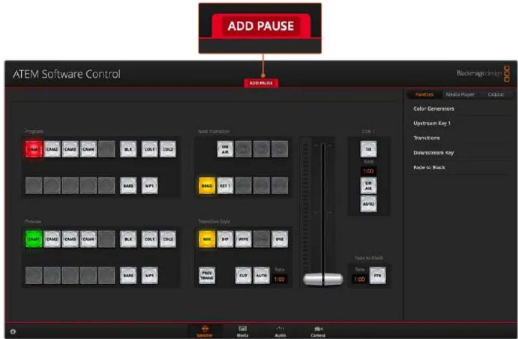 Blackmagic Design ATEM mini Pro ISO - Recording a Macro using ATEM Software Control - 3