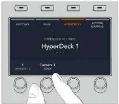 Blackmagic Design ATEM mini Pro ISO - Attribuer une entrée à un HyperDeck - 1