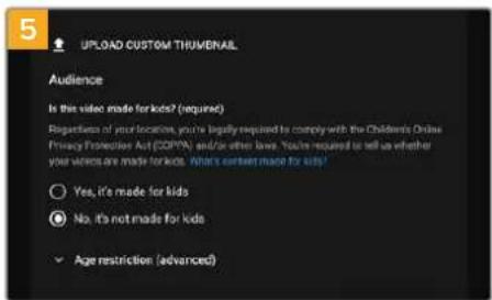 Blackmagic Design ATEM mini Pro ISO - To configure your settings for YouTube Studio: - 5