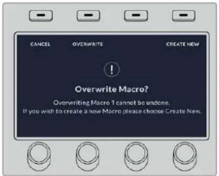 Blackmagic Design ATEM mini Pro ISO - Grabación de macros en el modelo ATEM 1 M/E Advanced Panel - 3