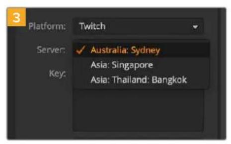 Blackmagic Design ATEM mini Pro ISO - So konfigurieren Sie die Einstellungen für Twitch: - 8