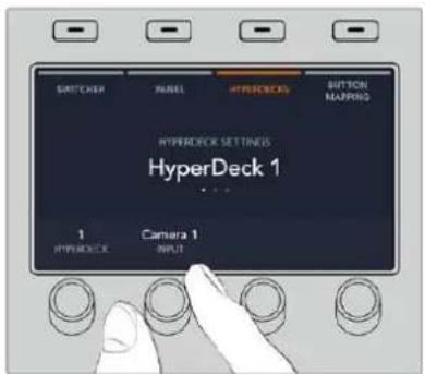 Blackmagic Design ATEM mini Pro ISO - Zuweisen eines Eingangs zu einem HyperDeck - 1