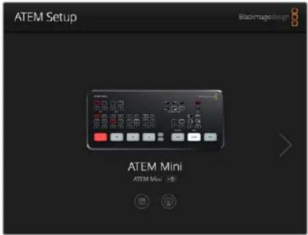 Blackmagic Design ATEM mini Pro ISO - Paramètres de l'utilitaire de l'ATEM Mini - 1