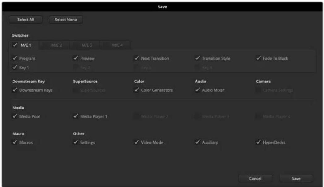 Blackmagic Design ATEM mini Pro ISO - 保存您的设置 - 1