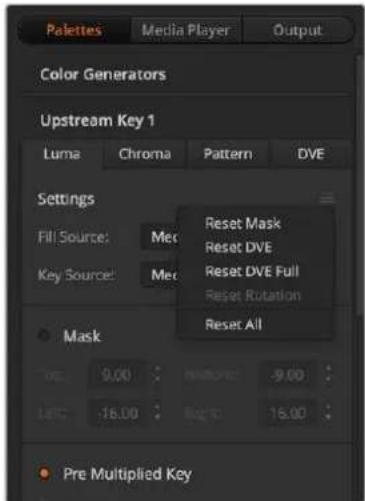 Blackmagic Design ATEM mini Pro ISO - Einrichten eines Luma/Linear-Keys für den Upstream Keyer in ATEM Software Control: - 1