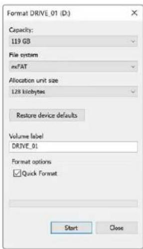 Blackmagic Design ATEM mini Pro ISO - Formatieren von Datenträgern auf Windows - 1