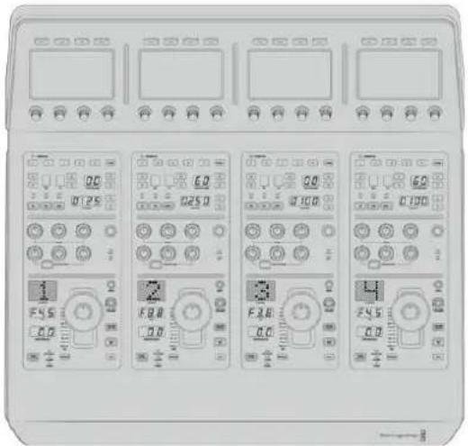 Blackmagic Design ATEM mini Pro ISO - Agencement du panneau de contrôle pour caméra - 1