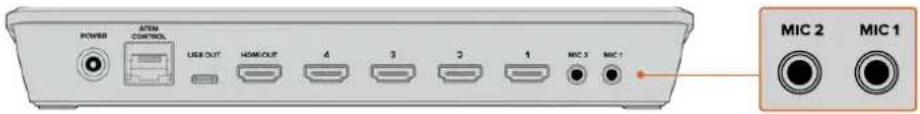 Blackmagic Design ATEM mini Pro ISO - Connecting other Audio Sources - 1