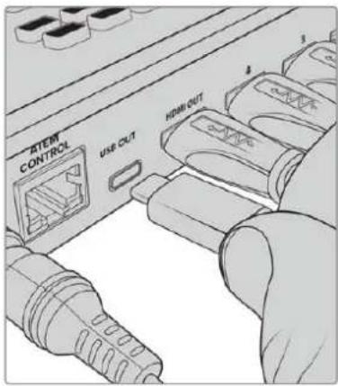 ATEM CONTROL USB OUT HDMI OUT