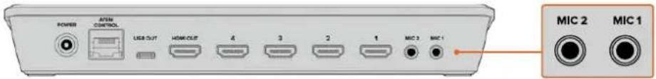 Blackmagic Design ATEM mini Pro ISO - Conexión de fuentes - 1