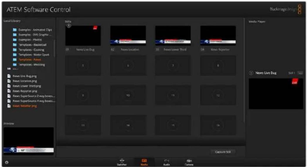 Blackmagic Design ATEM mini Pro ISO - ATEM Media Pool - 1