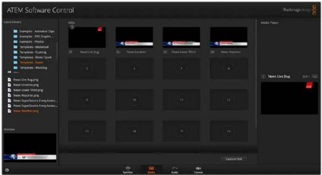 Blackmagic Design ATEM mini Pro ISO - Arbeiten mit dem Medien-Arbeitsraum - 1