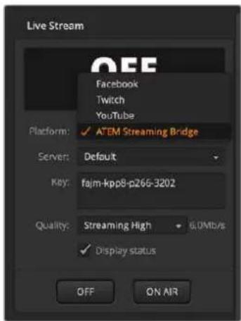 Blackmagic Design ATEM mini Pro ISO - Establecer una conexión a una red - 1