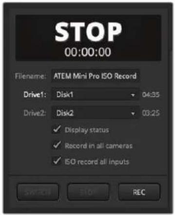 Blackmagic Design ATEM mini Pro ISO - Aufzeichnen von ISO-Dateien - 1