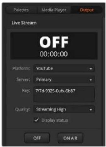Blackmagic Design ATEM mini Pro ISO - Onglet Sortie - 1