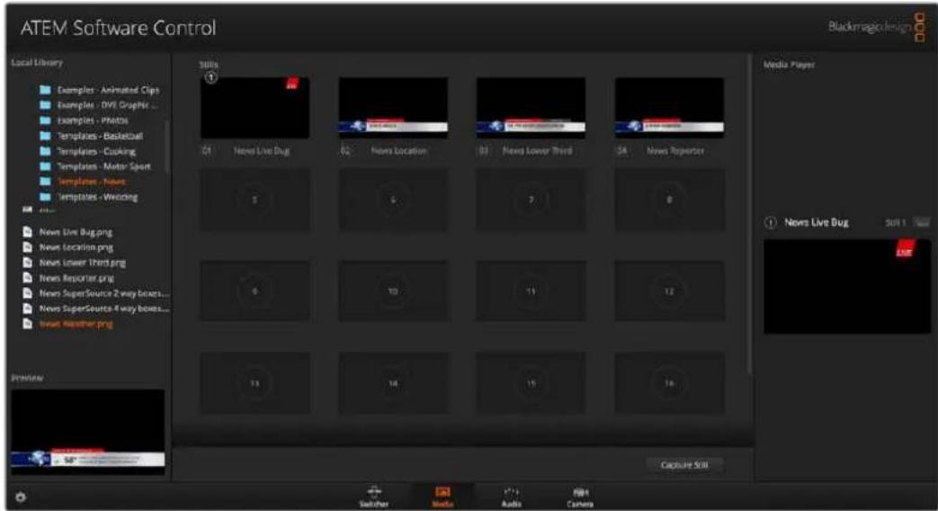Blackmagic Design ATEM mini Pro ISO - ATEMメディアプール - 1