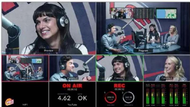 Blackmagic Design ATEM mini Pro ISO - Using the Multiview on ATEM Mini Pro - 1