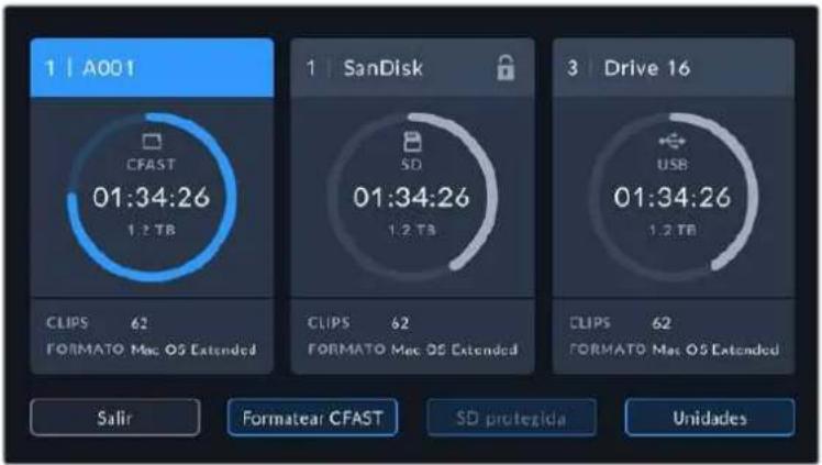 Blackmagic Design Pocket Cinema Camera 6K - Bloqueo y desbloqueo de tarjetas SD - 3