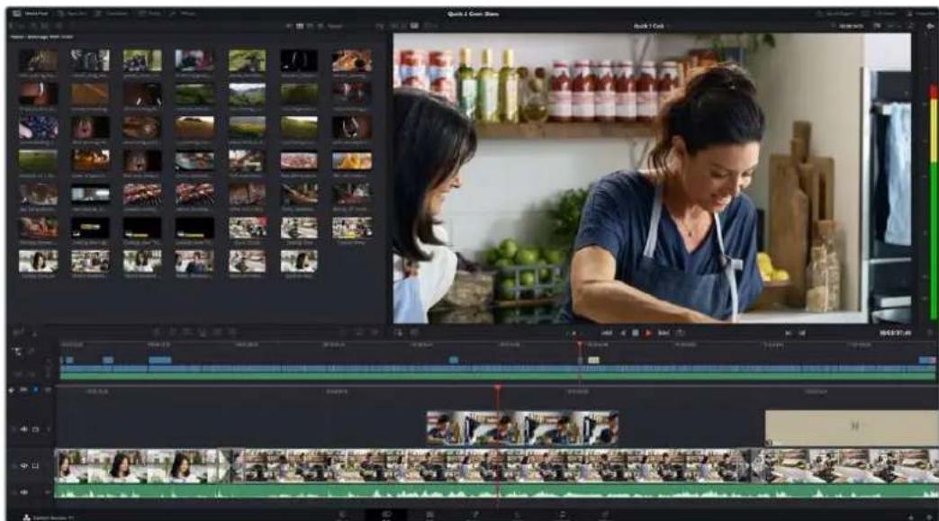 Blackmagic Design Pocket Cinema Camera 6K - The Cut Page Layout - 1
