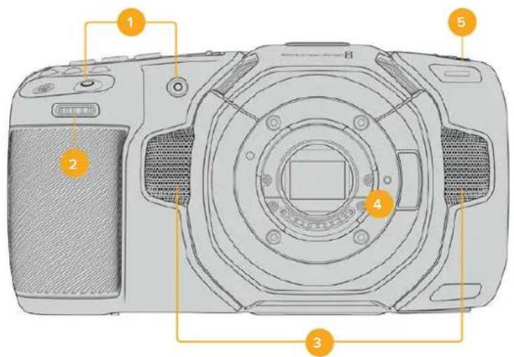 Blackmagic Design Pocket Cinema Camera 6K - Parte frontal - 1