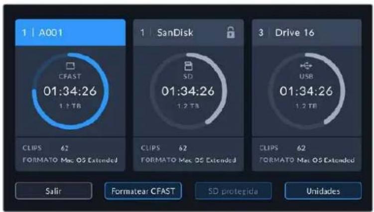 Blackmagic Design Pocket Cinema Camera 6K - Tiempo de grabacion restante - 2