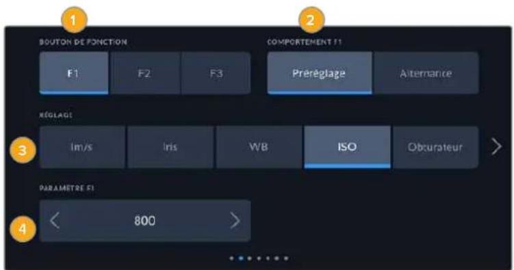 Blackmagic Design Pocket Cinema Camera 6K - Réglage des boutons de fonction - 2