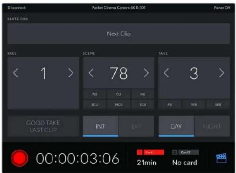Blackmagic Design Pocket Cinema Camera 6K - Contrôler votreamera avec l'application Blackmagic Camera Control - 2