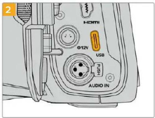 Blackmagic Design Pocket Cinema Camera 6K - Disques flash USB-C - 2