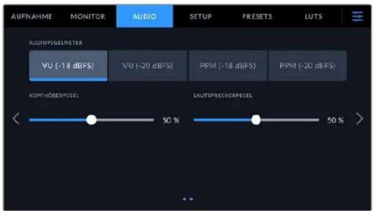 Blackmagic Design Pocket Cinema Camera 6K - AUDIO-Einstellungen Seite 2 - 1