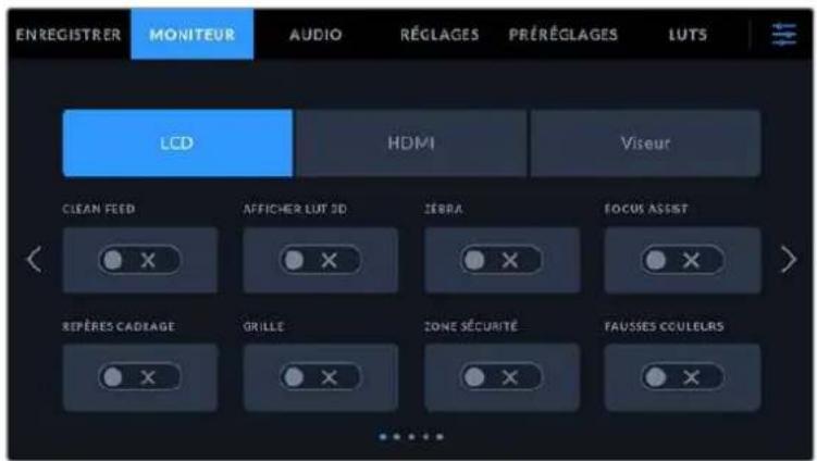 Blackmagic Design Pocket Cinema Camera 6K - Onglet Moniteur - Page 1 - 1