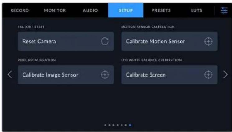 Blackmagic Design Pocket Cinema Camera 6K - Setup Settings 7 and 5 - 1