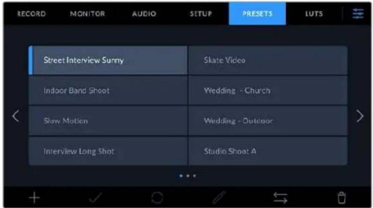 Blackmagic Design Pocket Cinema Camera 6K - Presets - 1