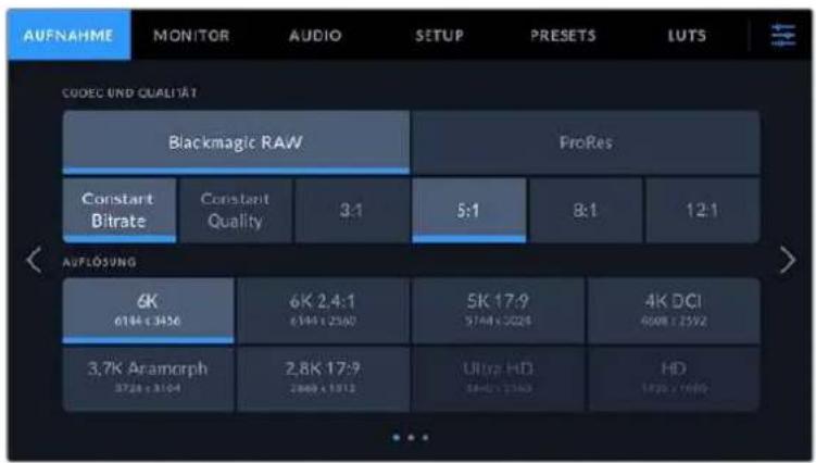 Blackmagic Design Pocket Cinema Camera 6K - Dashboard - 1