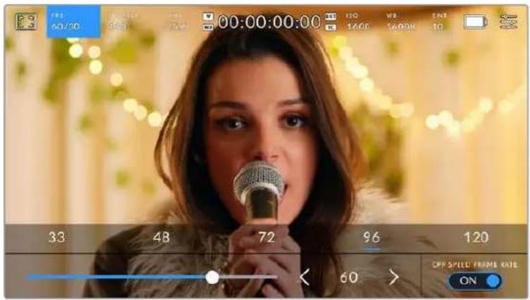 Blackmagic Design Pocket Cinema Camera 6K - Sensor Frame Rate - 1