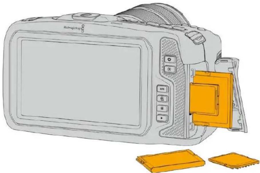 Blackmagic Design Pocket Cinema Camera 6K - CFast力一卜を插入る: - 5